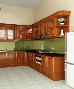 Tủ Bếp Đóng Sẵn Gỗ Tự Nhiên Cao Cấp TB013