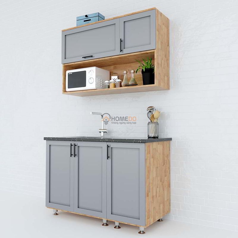 Tủ bếp gỗ mini