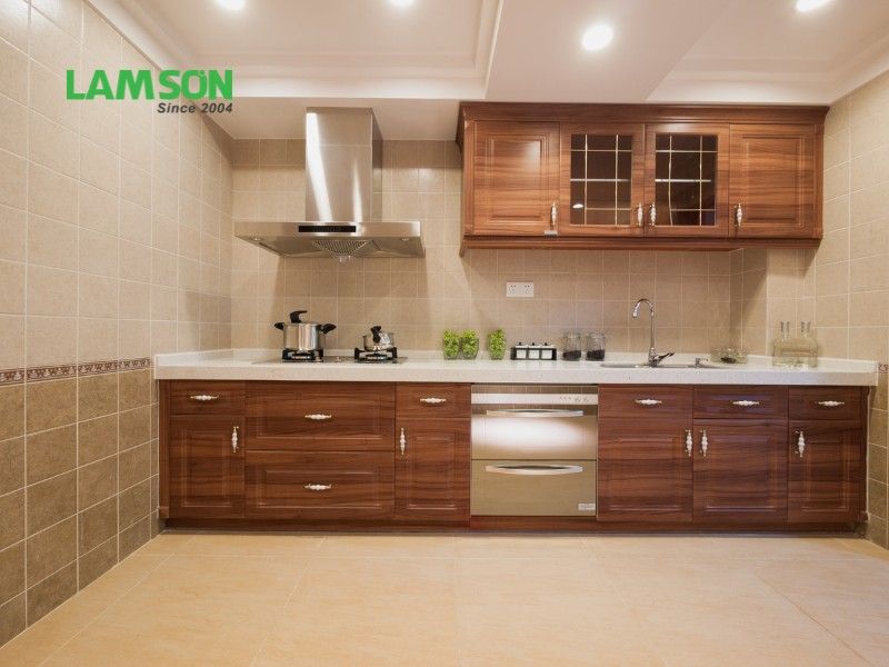 Hình ảnh tủ bếp gỗ theo yêu cầu