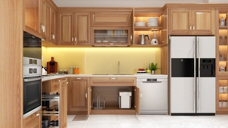 Tủ bếp thông minh hiện đại