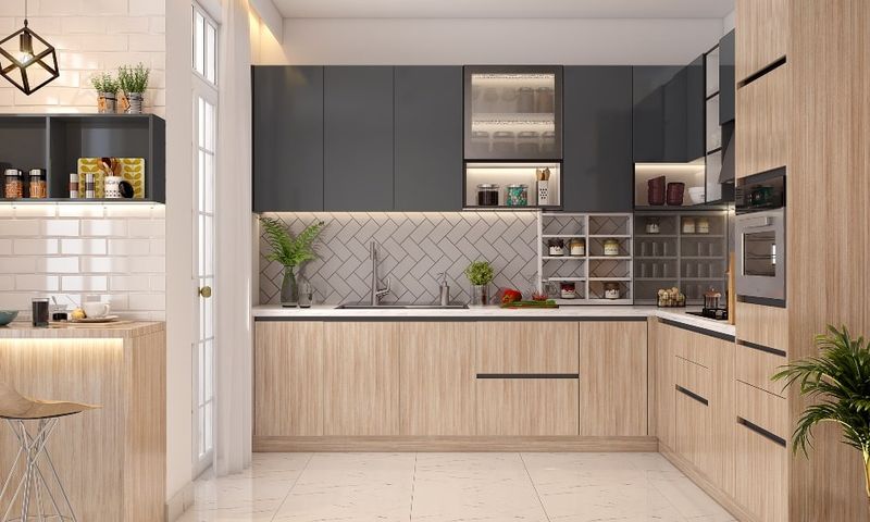 Tủ bếp sang trọng hiện đại