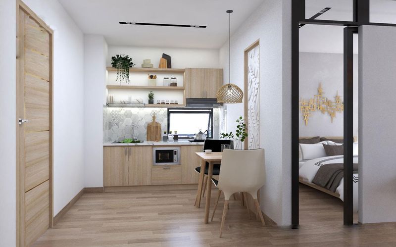 Tủ bếp cho căn hộ dịch vụ