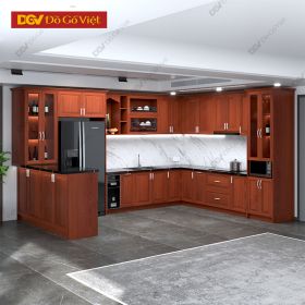 Tủ bếp chữ U hiện đại