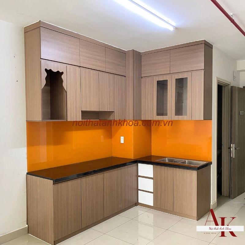 Tủ bếp MDF lõi xanh chống ẩm