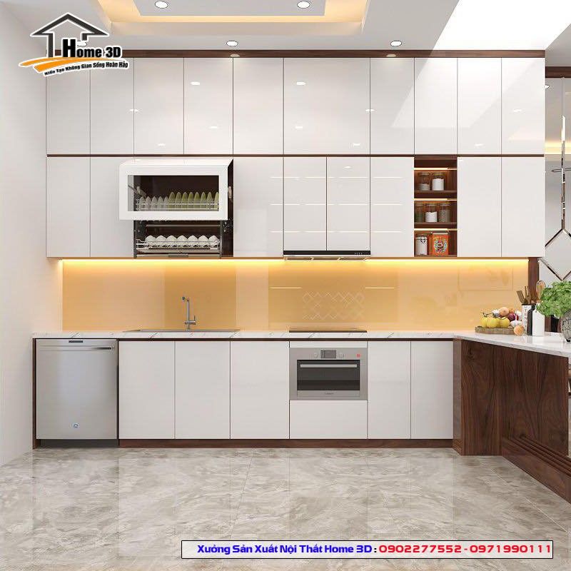 Tủ bếp gỗ An Cường đẹp