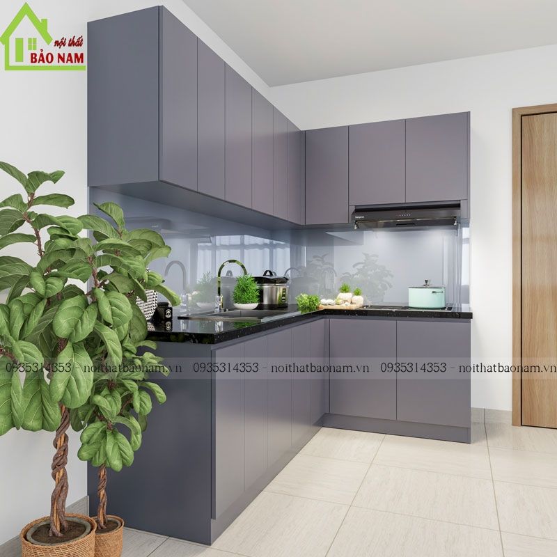 Tủ Bếp Gỗ Đẹp Hiện Đại