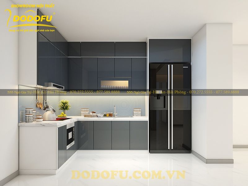 Tủ bếp Hải Phòng theo yêu cầu