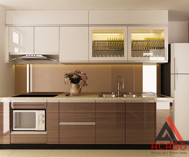 Tủ bếp laminate đẹp, giá rẻ