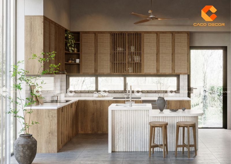 Tủ Bếp Phong Cách Bắc Âu