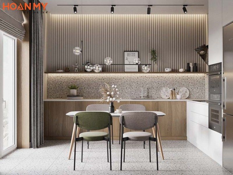 Tủ Bếp Phong Cách Bắc Âu 1