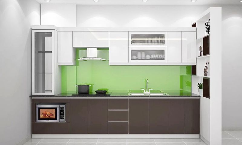 Tủ kệ bếp gỗ công nghiệp