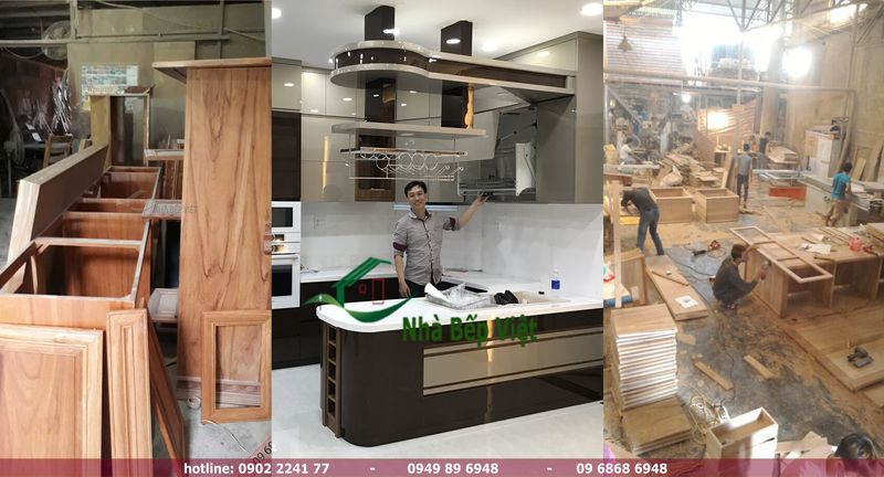 Xưởng Đóng Tủ Bếp Gỗ 2 Xưởng đóng tủ bếp